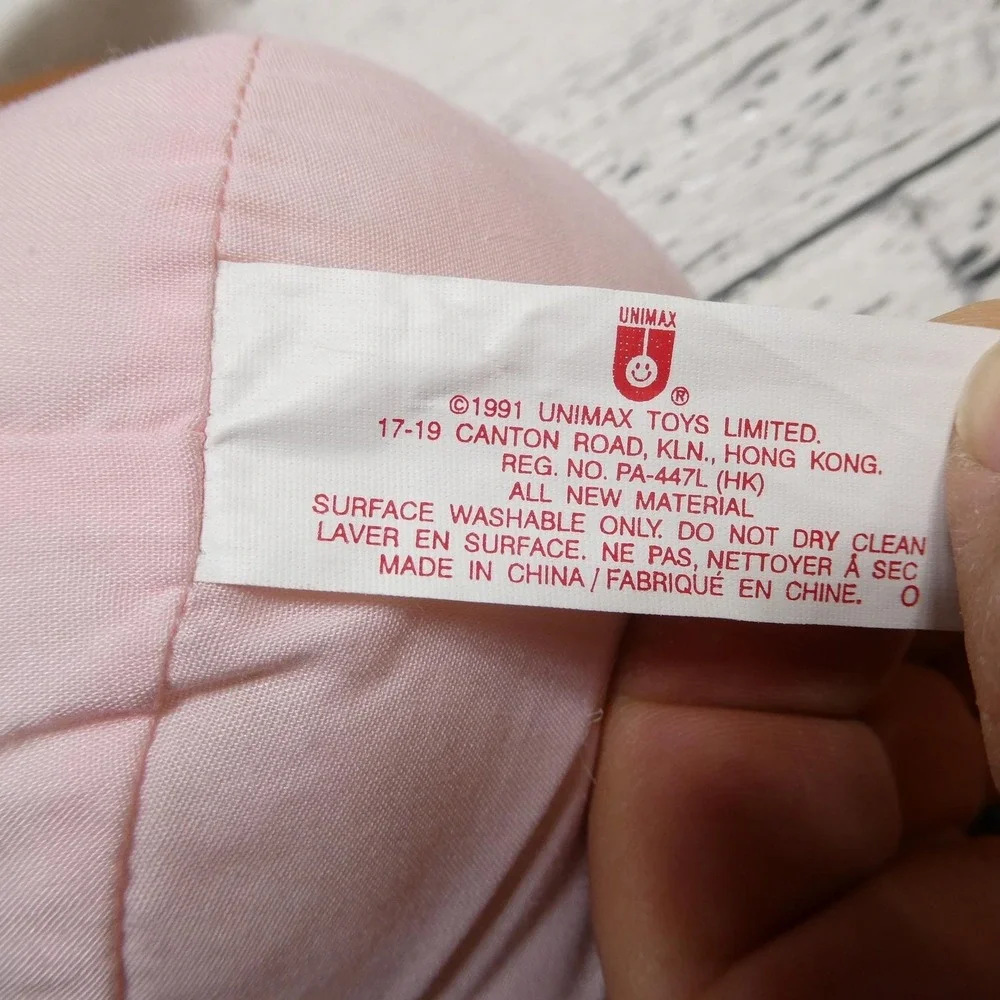 Vintage UNIMAX Toys 15in Baby Doll White Bunny Costume Soft Body Plush‎ Easter